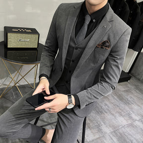 Men's Slim Fit Casual Suit - Spring & Autumn - Evil Shop