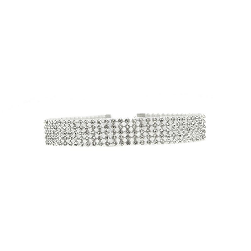 Full Crystal Rhinestone Choker Necklace - Evil Shop