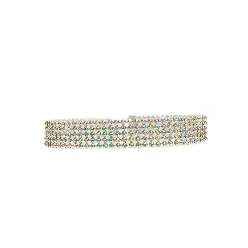 Full Crystal Rhinestone Choker Necklace - Evil Shop