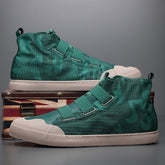 Men's High-Top Camouflage Canvas Shoes - Evil Shop