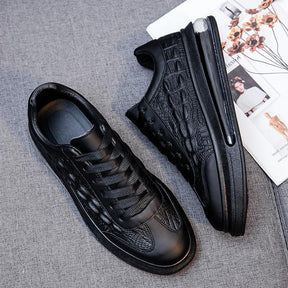 Trendy Leather Men’s Fashion Casual Sneakers - Evil Shop