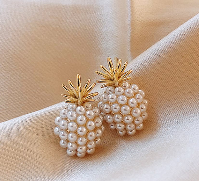 Pineapple Starfish Pearl Earrings - Evil Shop