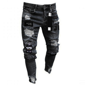 Men's High-End Denim Trousers - Evil Shop