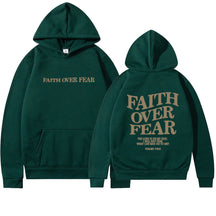 Faith Over Fear Christian Hoodie - Evil Shop