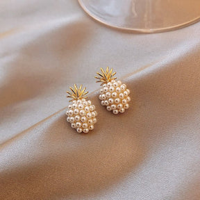 Pineapple Starfish Pearl Earrings - Evil Shop