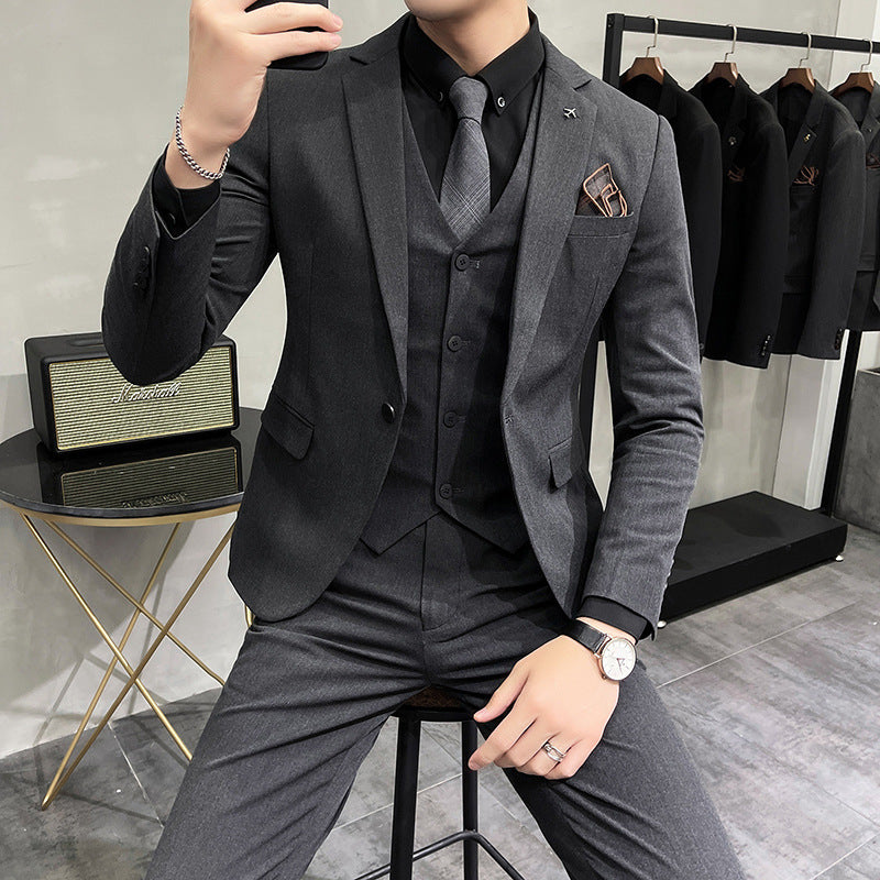 Men's Slim Fit Casual Suit - Spring & Autumn - Evil Shop