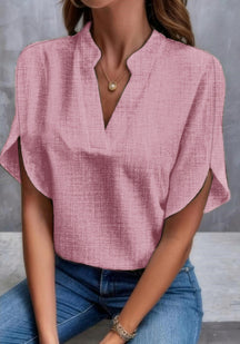 Summer Women's V-Neck Chiffon Shirt - Casual & Versatile - Evil Shop