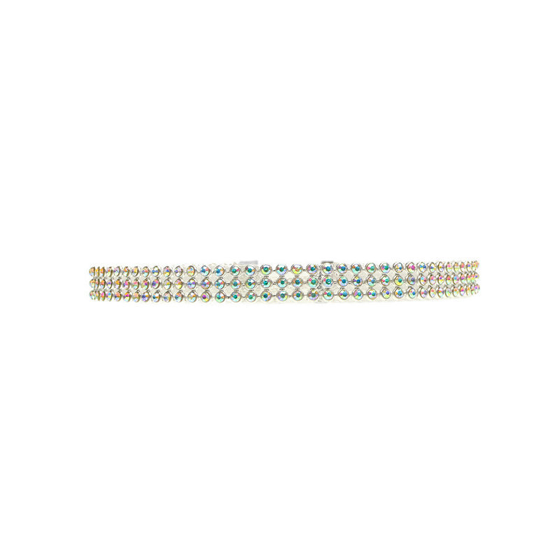 Full Crystal Rhinestone Choker Necklace - Evil Shop