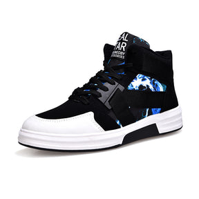 Camouflage High-Top Lace-Up Shoes - Evil Shop