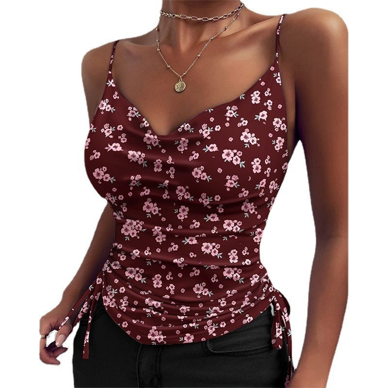 Women's Summer V-Neck Spaghetti Strap Camisole - Evil Shop