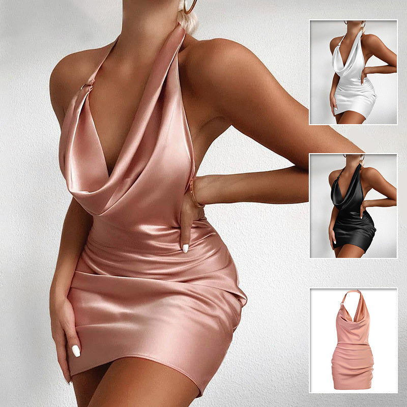 V-Neck Party Dress - Evil Shop