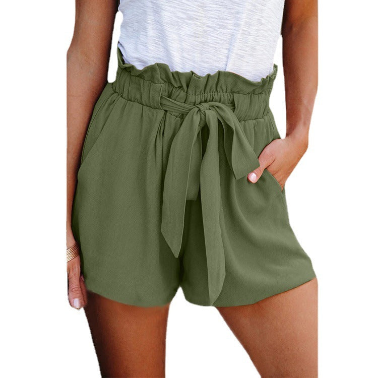 Women's Summer Casual Loose-Fit High Waist Shorts - Evil Shop