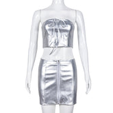 High Elasticity Top & Skirt Set - Evil Shop