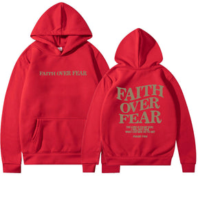 Faith Over Fear Christian Hoodie - Evil Shop