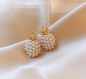 Pineapple Starfish Pearl Earrings - Evil Shop