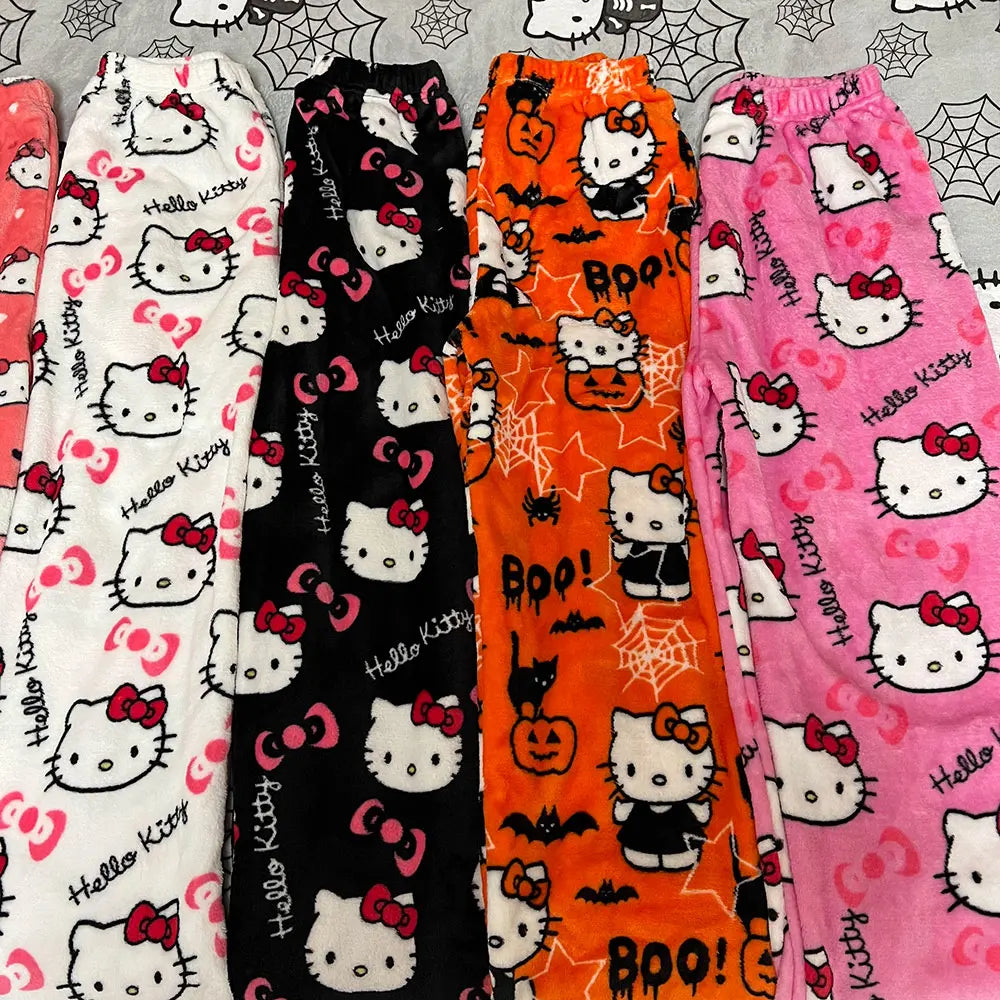 Hello Kitty Flannel Pajama Pants - Evil Shop