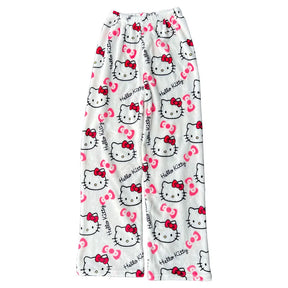 Hello Kitty Flannel Pajama Pants - Evil Shop