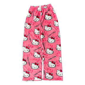 Hello Kitty Flannel Pajama Pants - Evil Shop