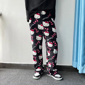 Hello Kitty Flannel Pajama Pants - Evil Shop