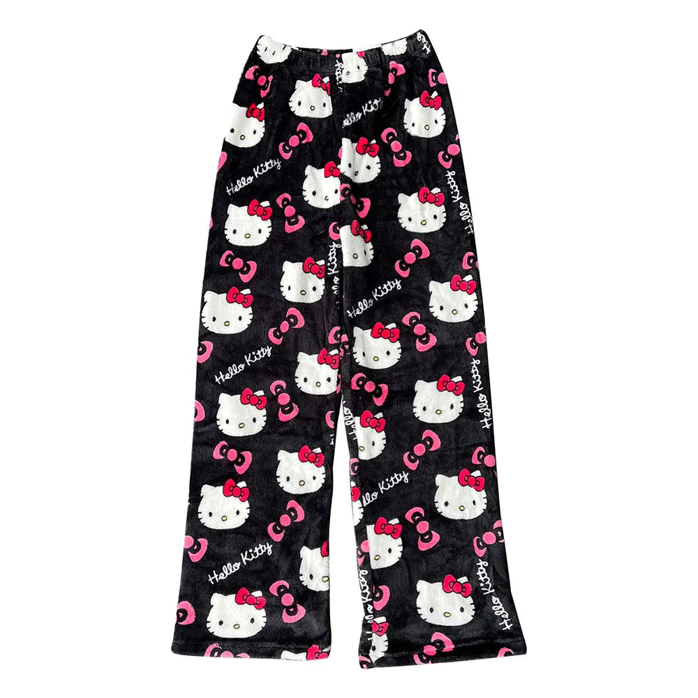 Hello Kitty Flannel Pajama Pants - Evil Shop