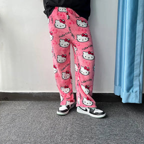 Hello Kitty Flannel Pajama Pants - Evil Shop