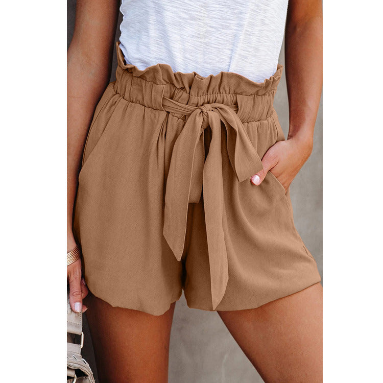 Women's Summer Casual Loose-Fit High Waist Shorts - Evil Shop