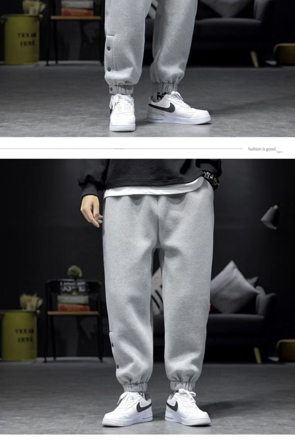 Velvet Padded Casual Pants - Evil Shop