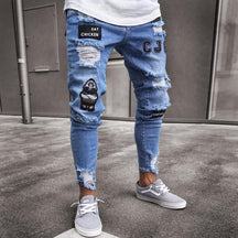 Men's High-End Denim Trousers - Evil Shop