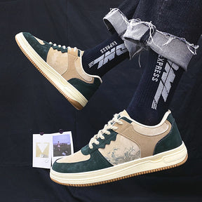 Men's Lace-Up Casual Sneakers - Soft, Comfortable, and Breathable - Evil Shop