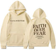 Faith Over Fear Christian Hoodie - Evil Shop